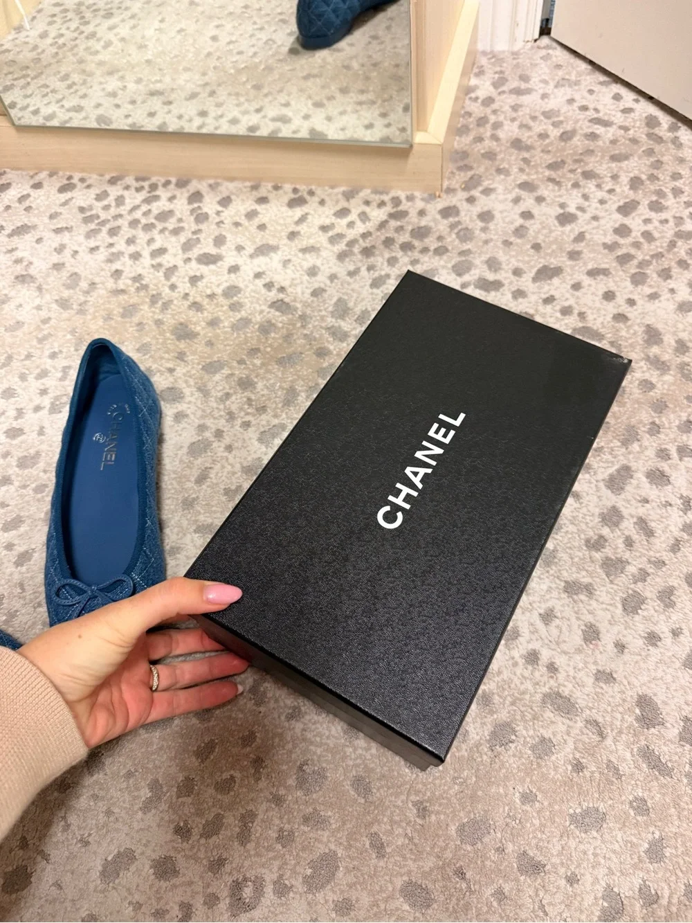 Chanel Denim Ballerinas size 42